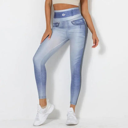 Rooftrellen Women's High-Waist Seamless Jeggings