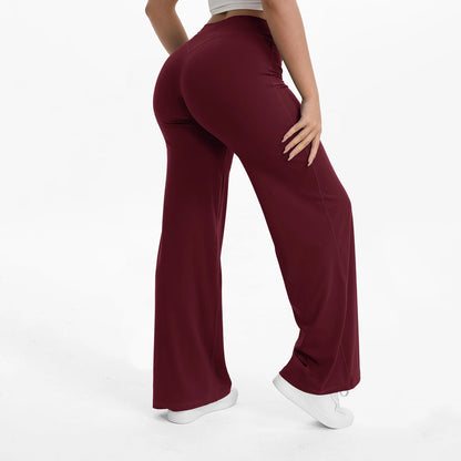 NCLAGEN Women’s Seamless Flare Yoga Leggings – High-Waist Butt Lifting Activewear