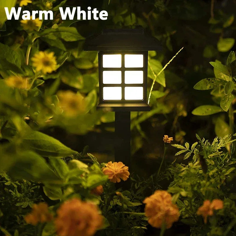 Solar LED Outdoor Pathway & Garden Landscape Lights