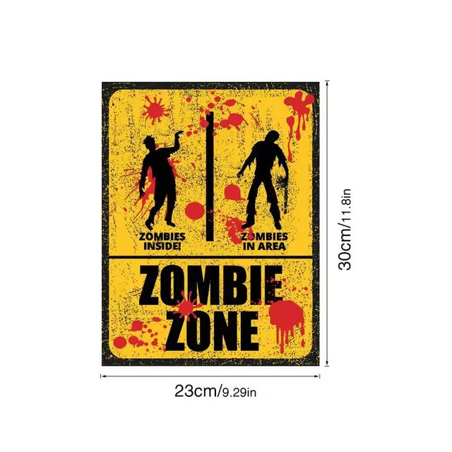 Halloween Horror Night Mural Bloody Bathroom Toilet Stickers