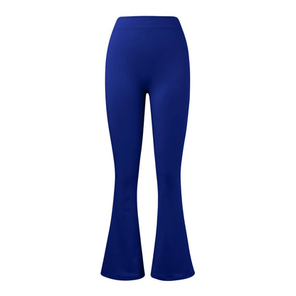Flare Leg V-Cut High Waist Leggings