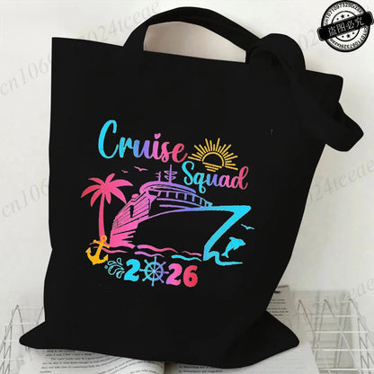 Women’s Cruise Squad 2026 Graphic T-Shirt – Casual Vacation Short Sleeve Tee
