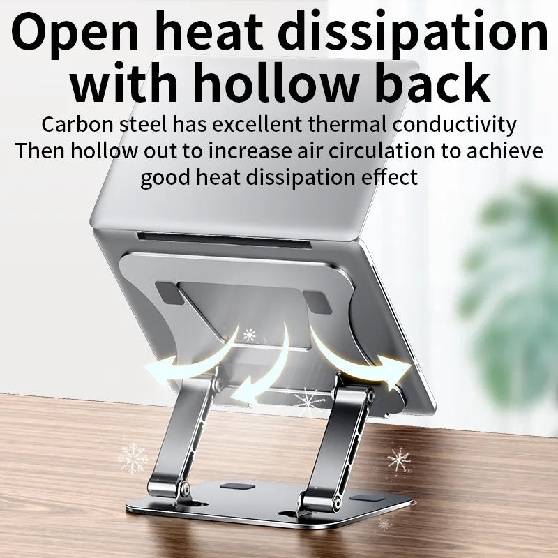 Adjustable Aluminum Alloy Laptop Tablet Portable Folding Stand
