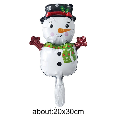 Mini Christmas Foil Balloons - Holiday Party Decor & Background
