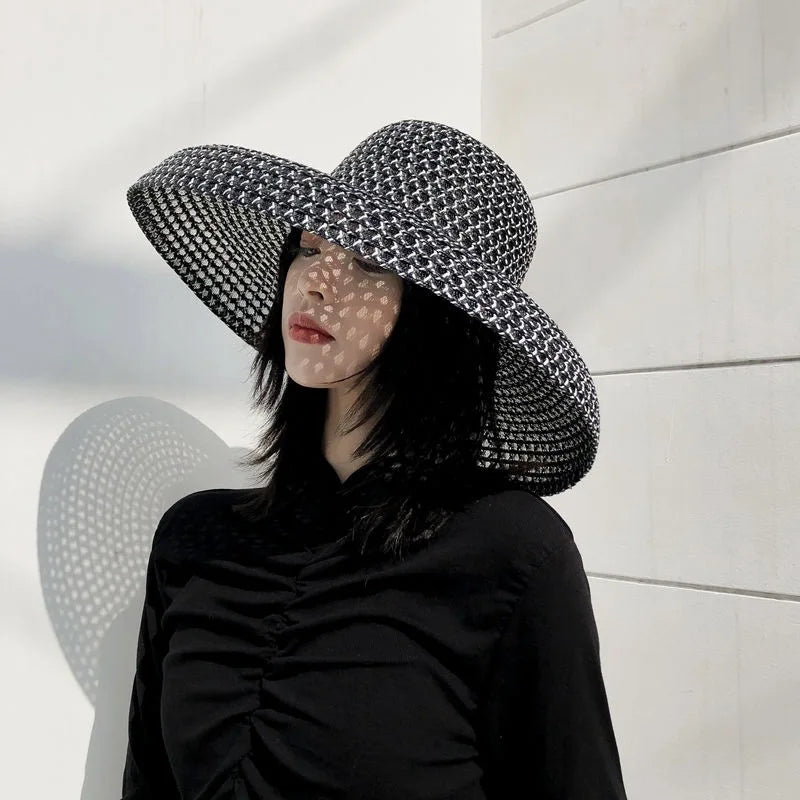 Woolen Rhinestone Solid Color Basin Hat