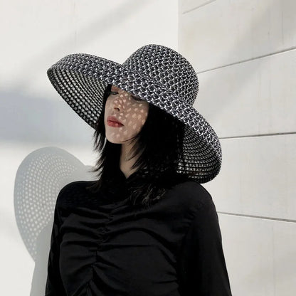 Woolen Rhinestone Solid Color Basin Hat