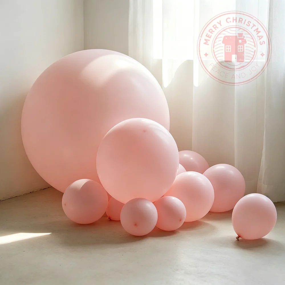 Pink Latex Balloons - Assorted Sizes (5" to 36") Party & Wedding Decor