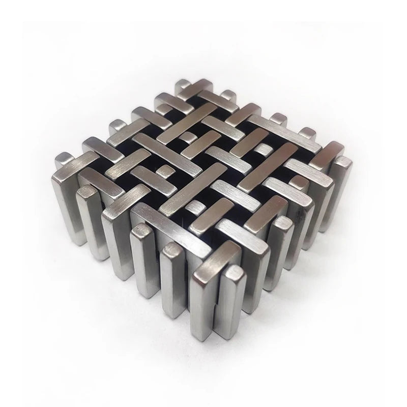 Impossible Curling Wooden Puzzle Box & Brain Teaser