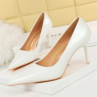 Women's Pointed Toe Super High Heel Stiletto Pumps