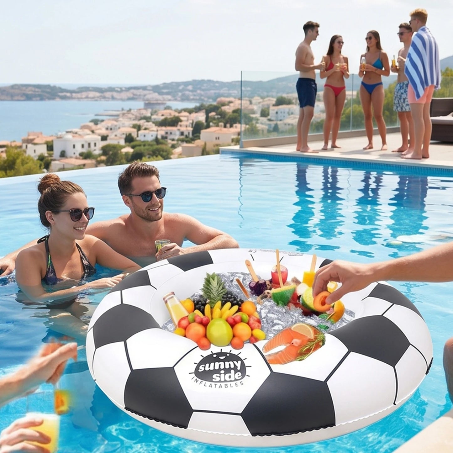 Inflatable Floating Drink Holder Pool Float