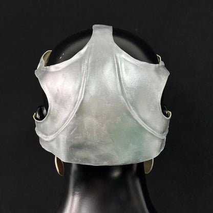 Jason Voorhees Silver Full-Head Latex Mask - Halloween Cosplay & Masquerade Prop
