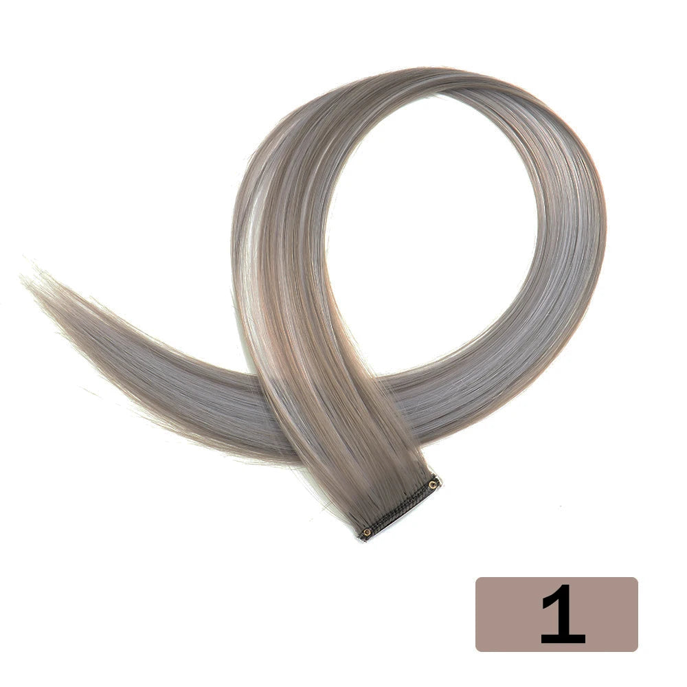 HAIRSTAR 22-Inch Synthetic Colored Clip-In Hair Extension