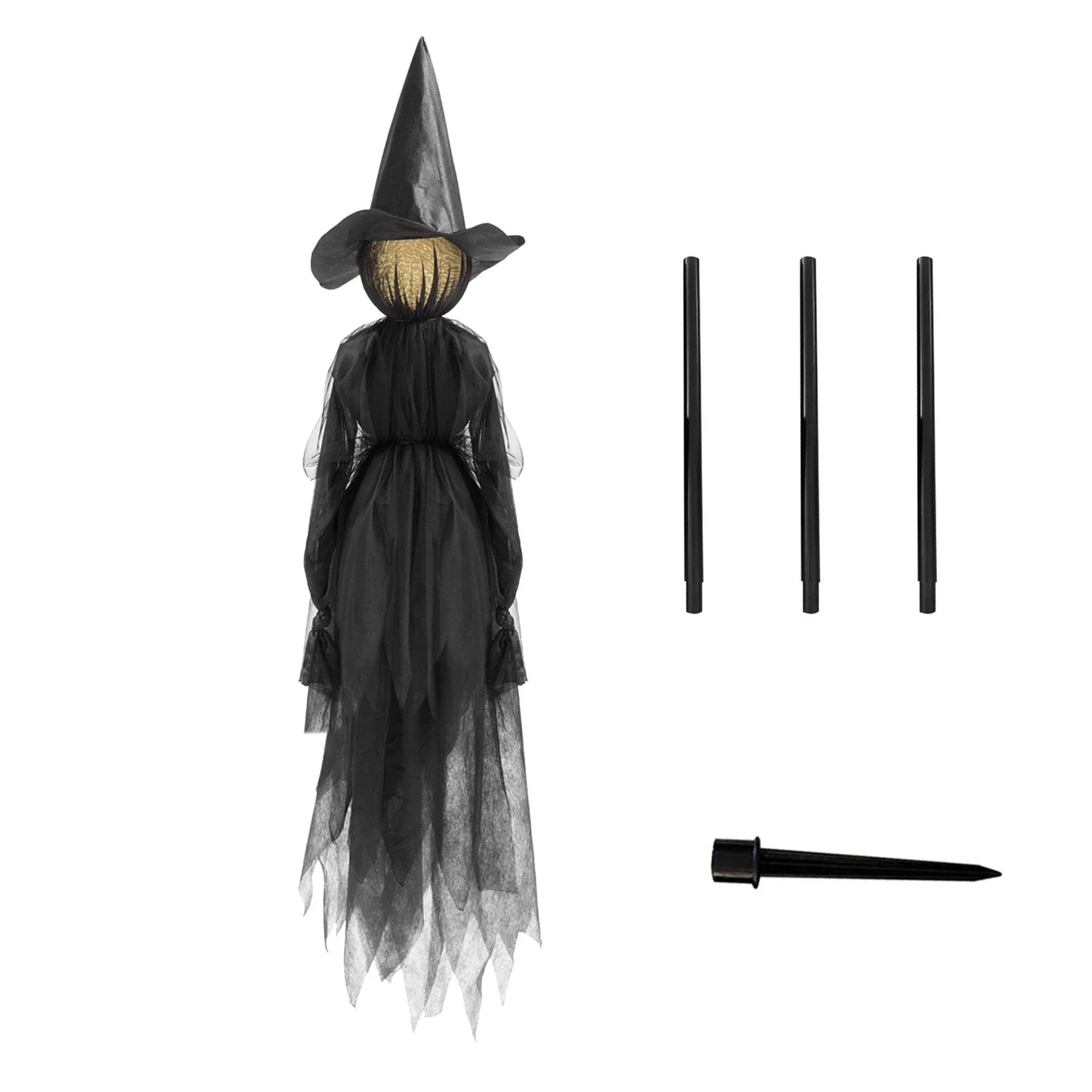 Black Creepy Cloth Halloween Decoration for Haunted Houses & Doorways