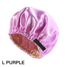 Satin Solid Color Sleeping Cap