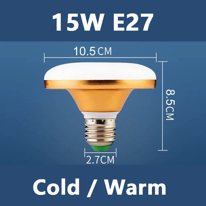Super Bright E27 LED UFO Bulb (15W – 60W)