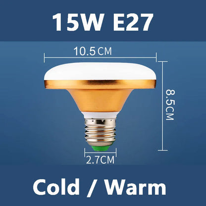 Super Bright E27 LED UFO Bulb (15W – 60W)
