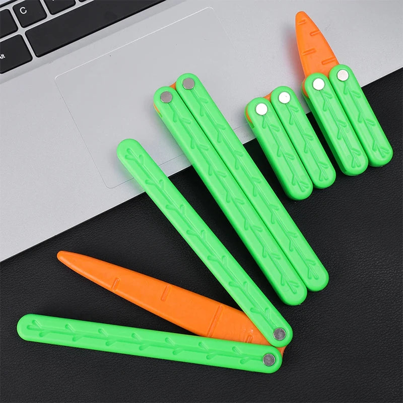 3D Gravity No Edge Butterfly Training Knife