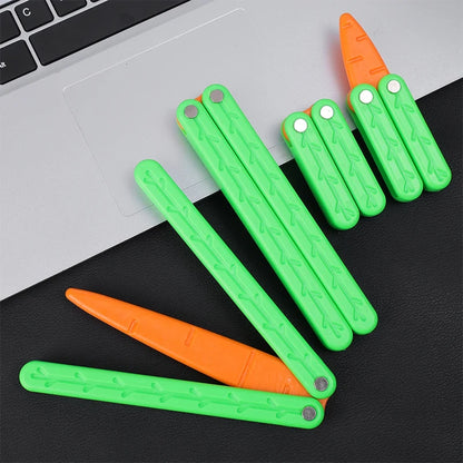 3D Gravity No Edge Butterfly Training Knife