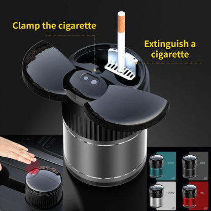 Smart Infrared USB Luminous Car Ashtray