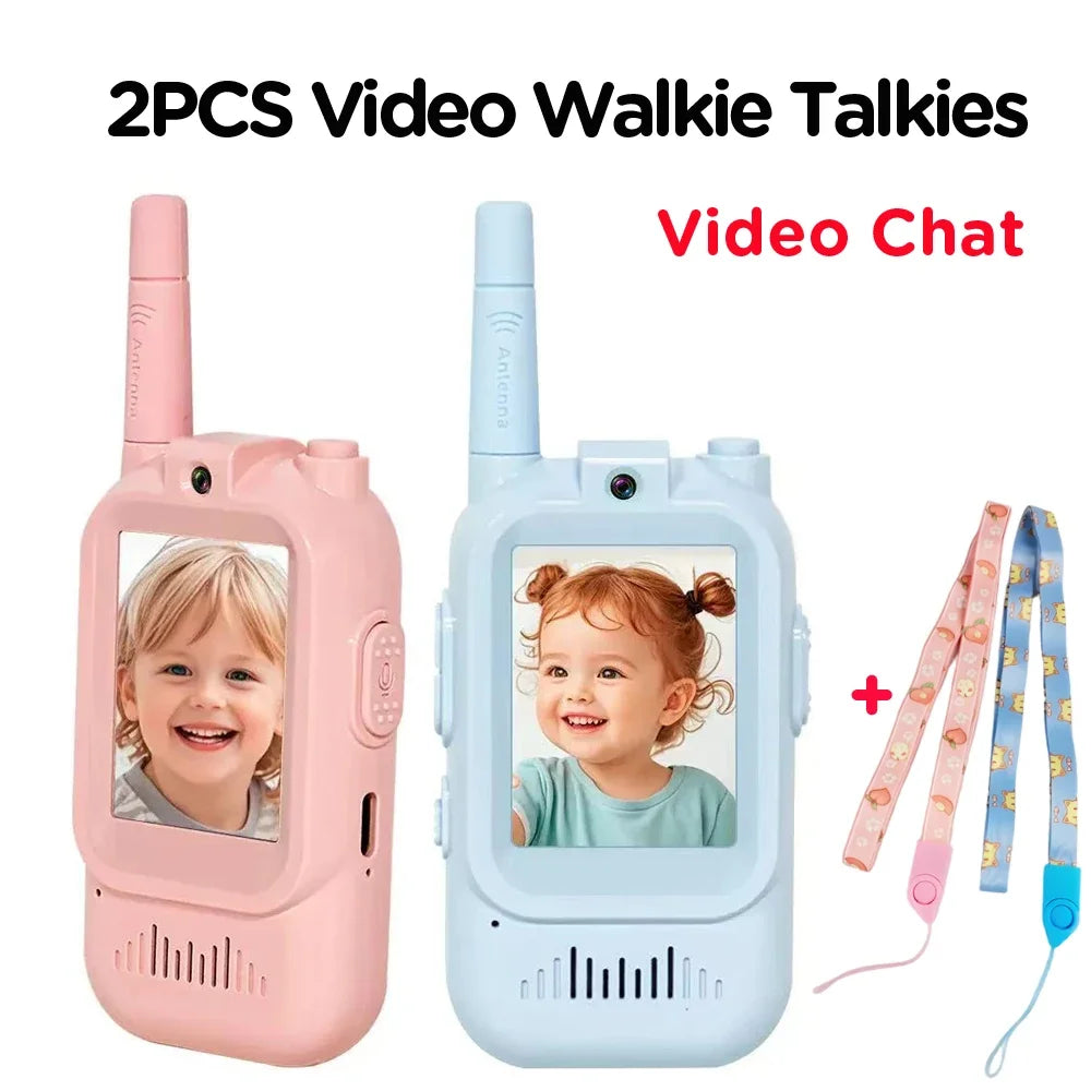 Kids Rechargeable Video Walkie Talkies (2-Pack)
