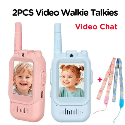 Kids Rechargeable Video Walkie Talkies (2-Pack)