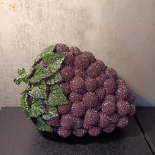 Grape Crystal Purple Designer Handbags