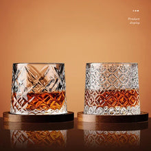 Tumbler Whiskey Glass with Base Crystal