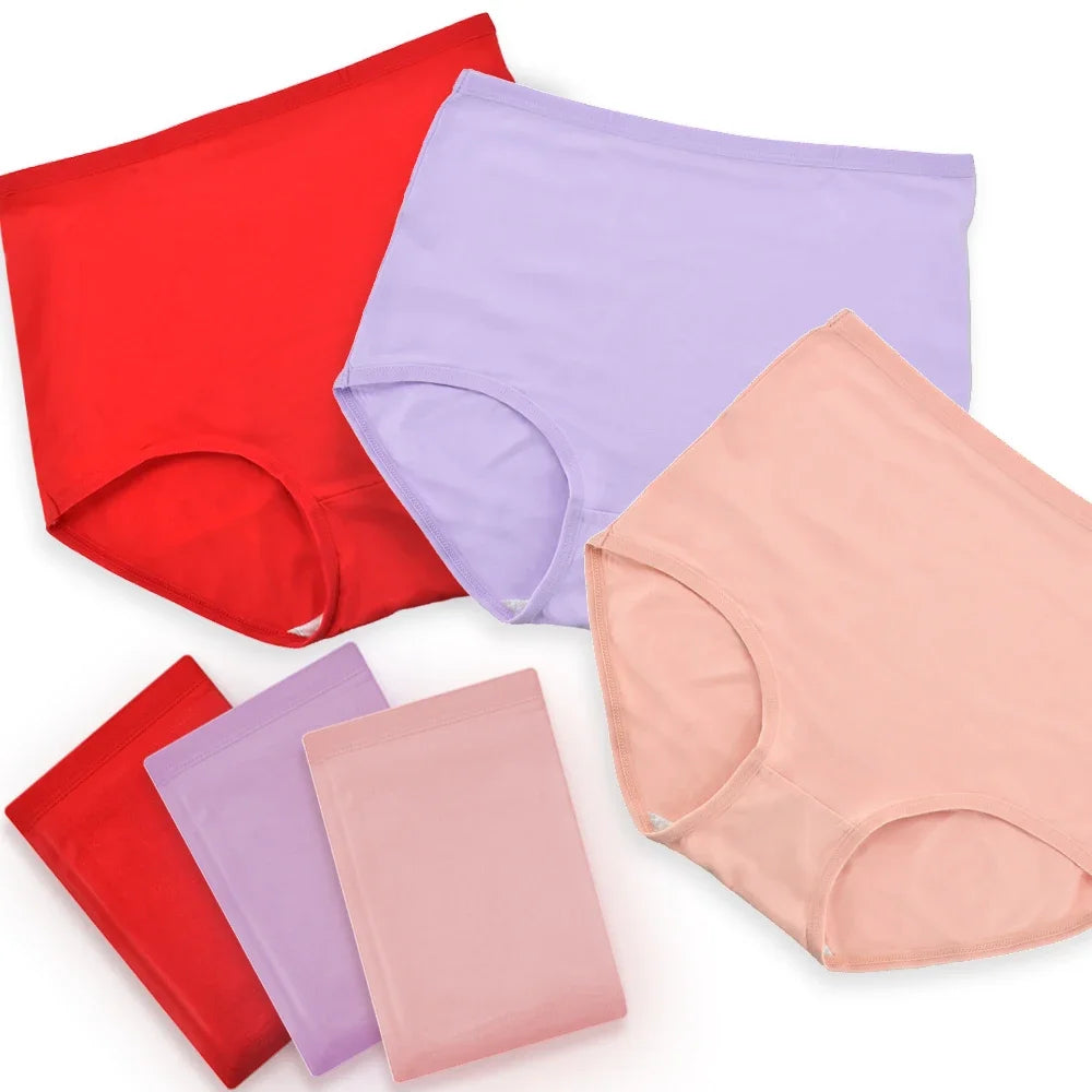 Cotton High Waist Soft Breathable Briefs