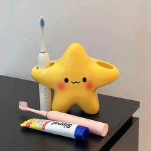 Star Shape Toothbrush Holder  3 Slot