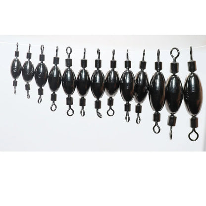 ZYZHE Fishing Swivel with Copper Weight Sinker (1.2g-11.3g)