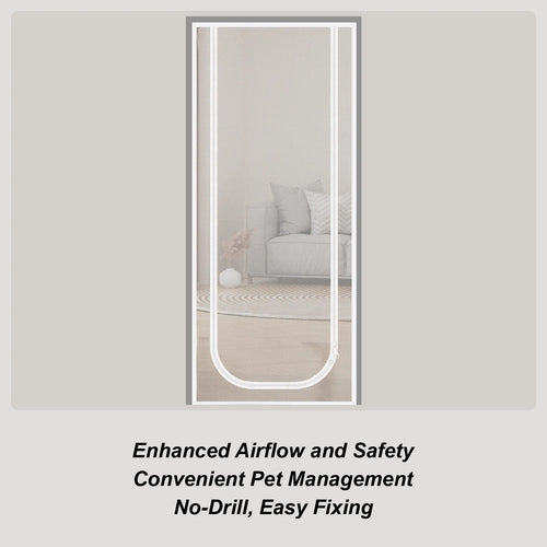 Zippered Mesh Scratch Resistant Door