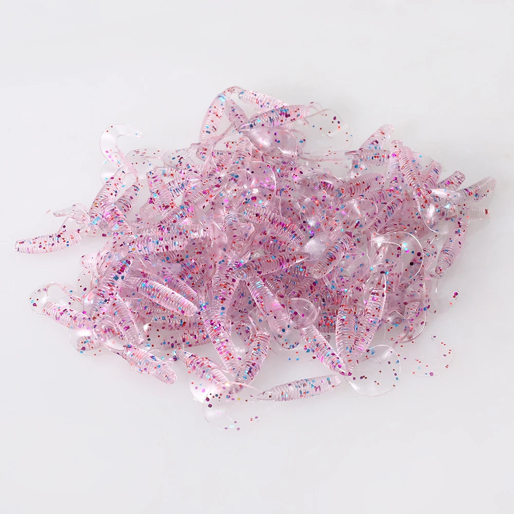 100pcs Artificial Wobblers Silicone Bait