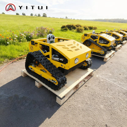 550mm Cutting Width Crawler Remote Control Lawn Mower Self-Propelled
