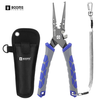 Booms Fishing 7.6" Carbon Steel Fishing Pliers with Sheath