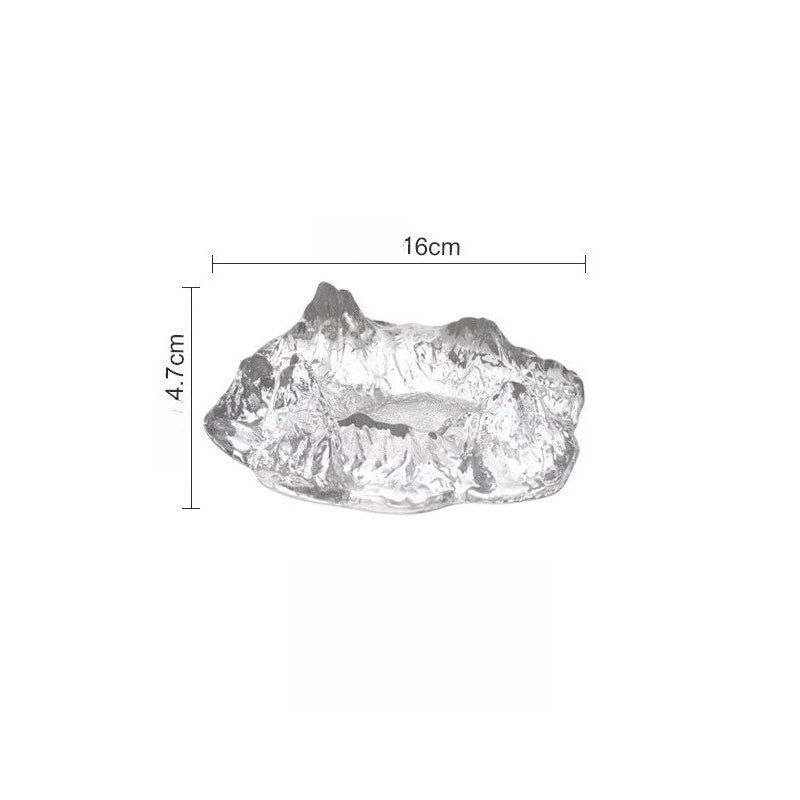 Glass Glacier Crystal Ashtray