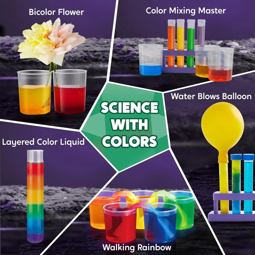 JOYFY 50+ Wonder Science Kit – STEM Educational Toy with Growing Crystal Tree & Experiments