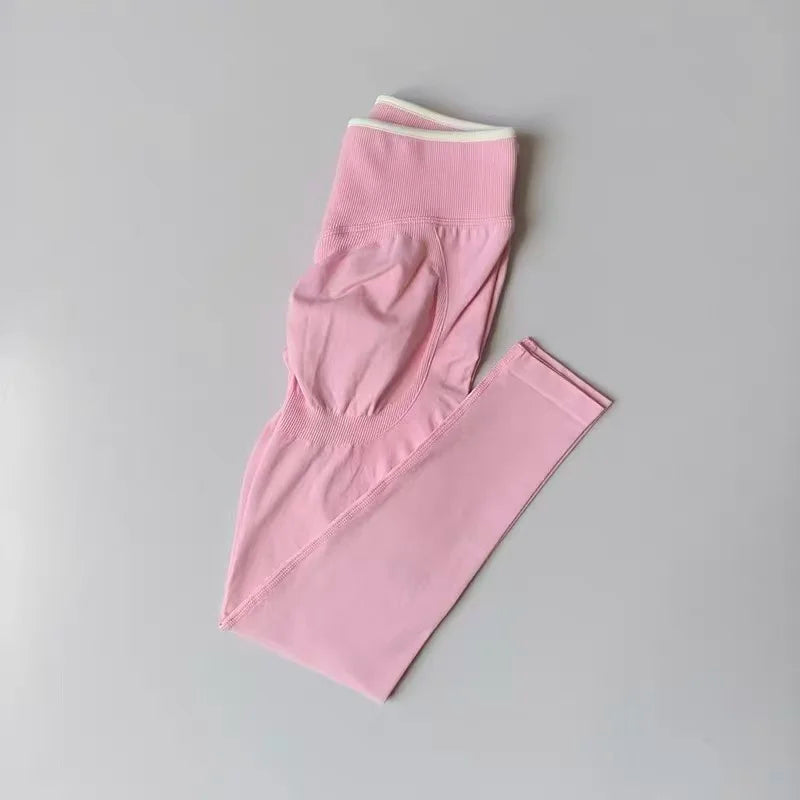 High-Waist Seamless Active Leggings