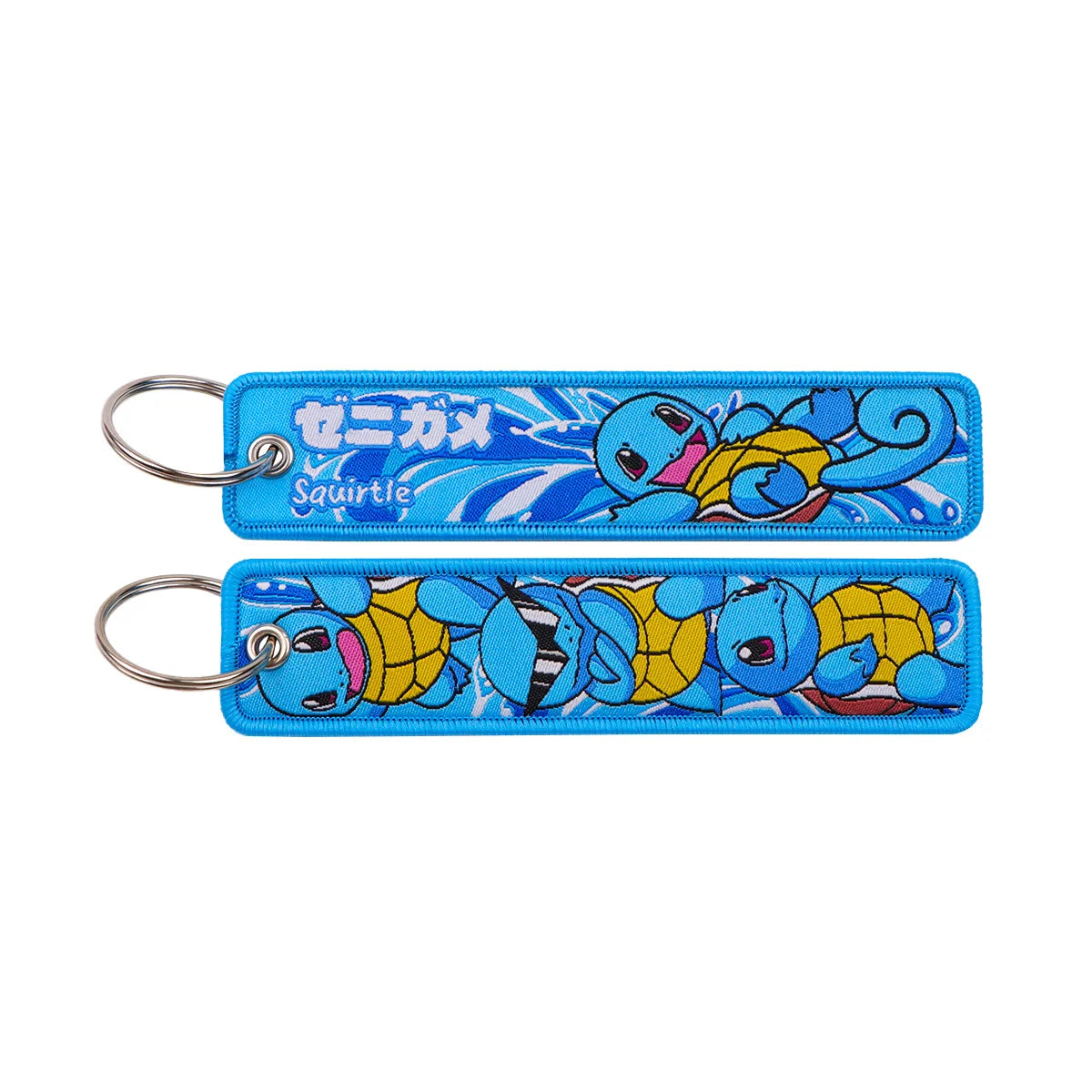 Japanese Anime Embroidered Fob Jet Tag Keychain