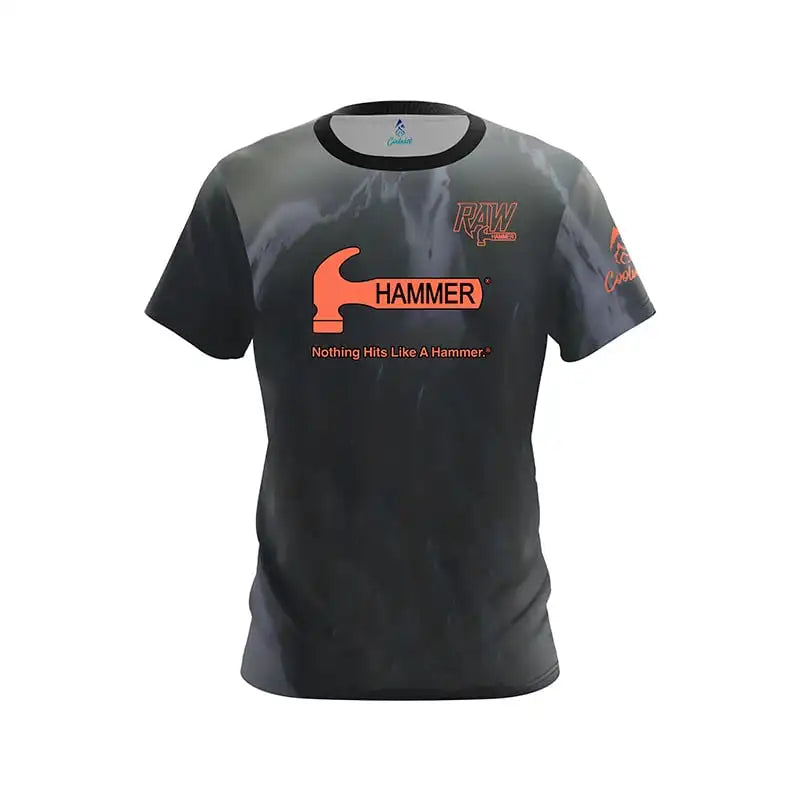 Hammer Graphic Color-Splash Performance Bowling Shirt