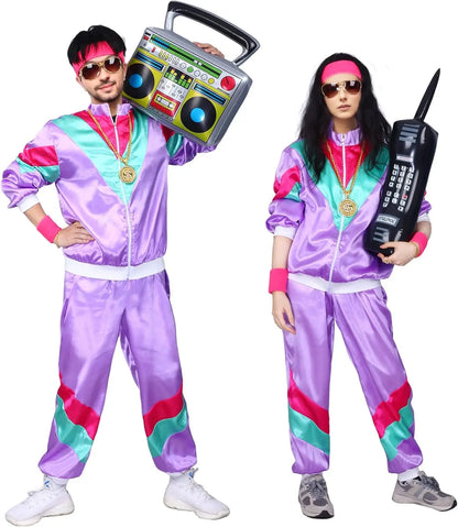 Retro 80s/90s Tracksuit Costume Set