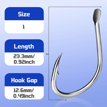 Live Bait Circle Barb Hooks