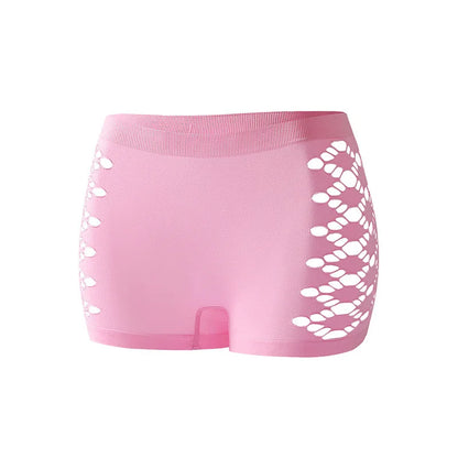 Women's Hollow-Out Knit Boyshort Panties