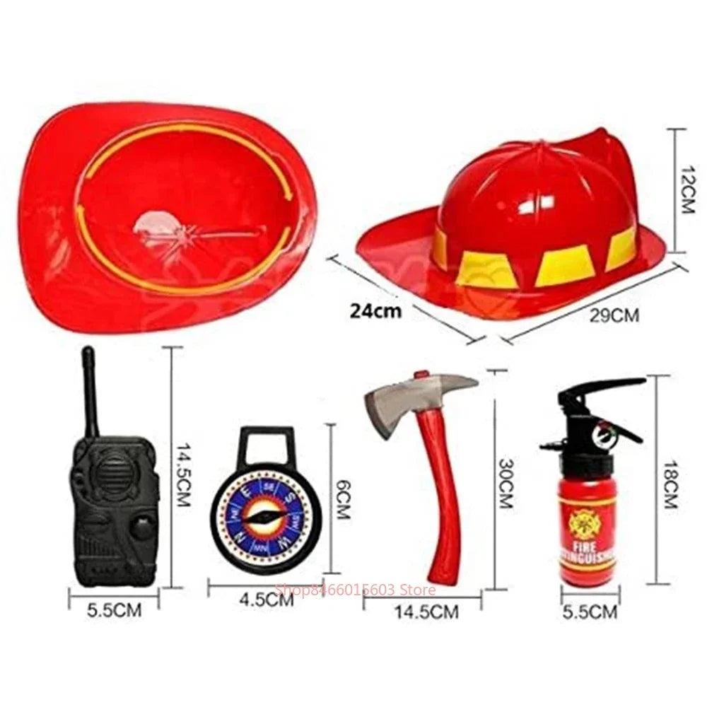 Halloween Kids Firefighter Uniform