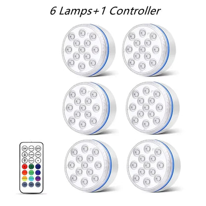 IP68 Waterproof Submersible LED Pool Light – Color-Changing RGB Underwater Lamp for Swimming Pools & Ponds