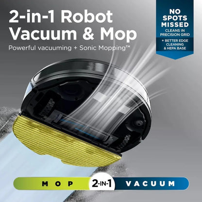 Matrix Plus 2-in-1 Robot Vacuum & Sonic Mop with HEPA Self-Empty Base