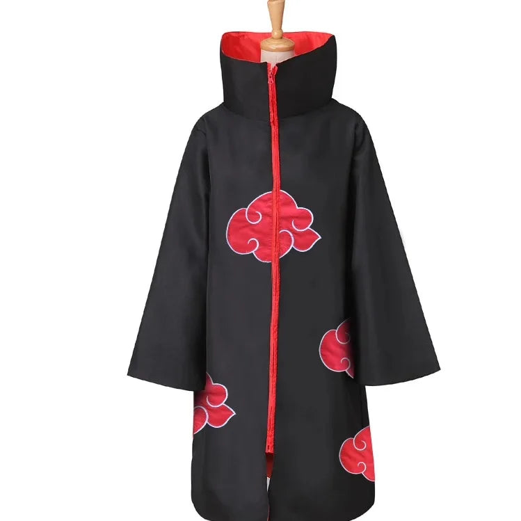 Anime Naruto Akatsuki Tobi / Obito Uchiha Cosplay Costume Set