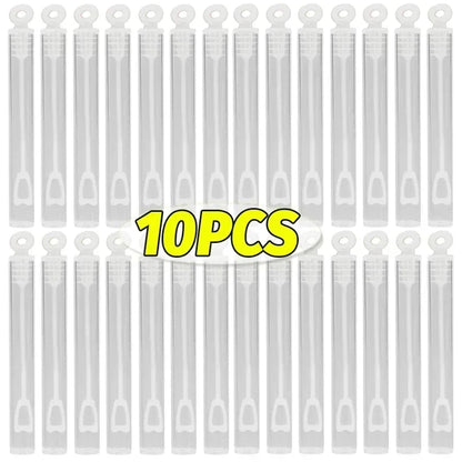 48/10pcs Colorful Empty Bubble Bottle &  Liquid Wand
