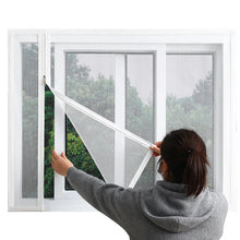 Window mesh with zipper Self-adhesive Screen
