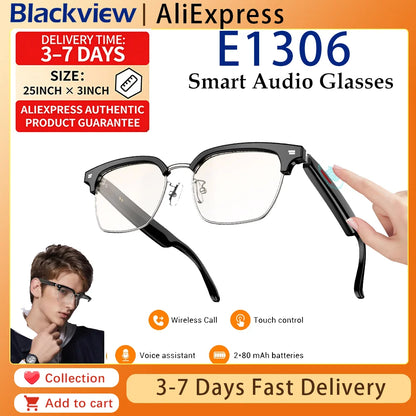 IOWODO E1306 Bluetooth AI Smart Sunglasses
