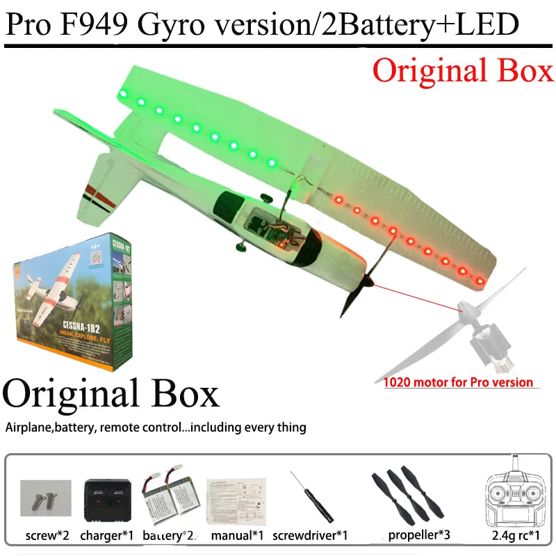 WLtoys F949 2.4G 3D6G 3Ch Remote Control Airplane Fixed Wing